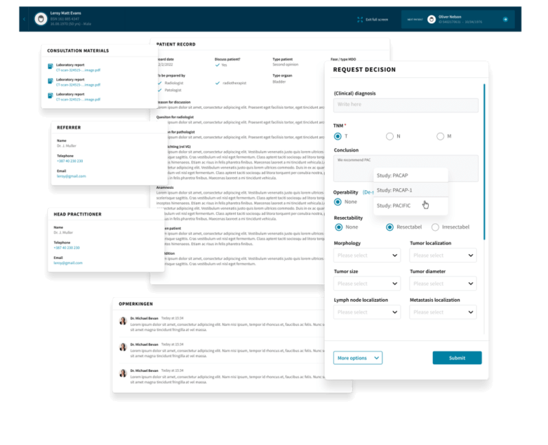 digital mdt widget from Vitaly platform 